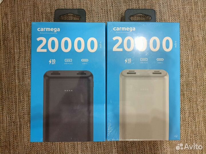 Внешний аккумулятор Carmega 20000 mAh Charge 20
