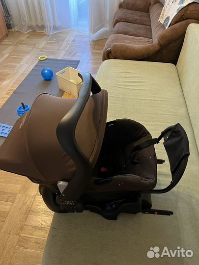 Автолюлька britax romer от 0 до 1,5 лет с изофикс