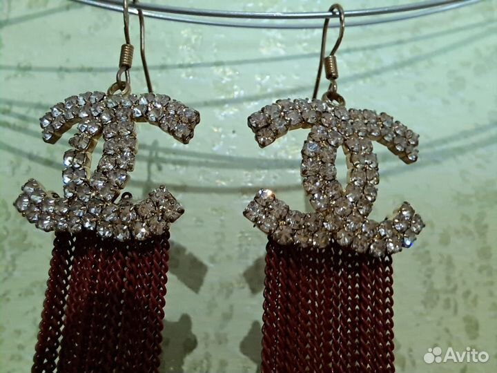 Серьги Chanel