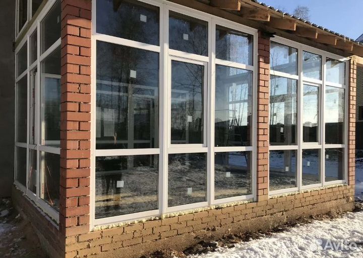 Остекление под ключ. Пластиковые окна и двери