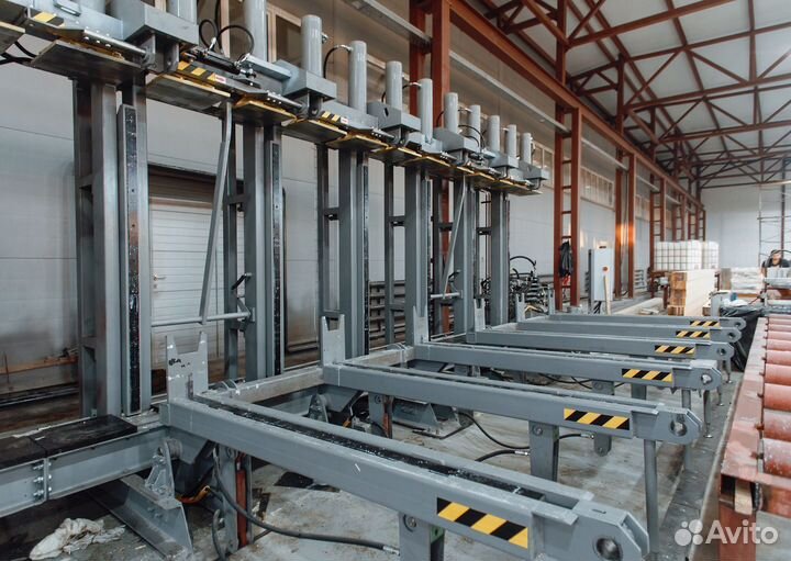 Гидравлический пресс для производства бруса