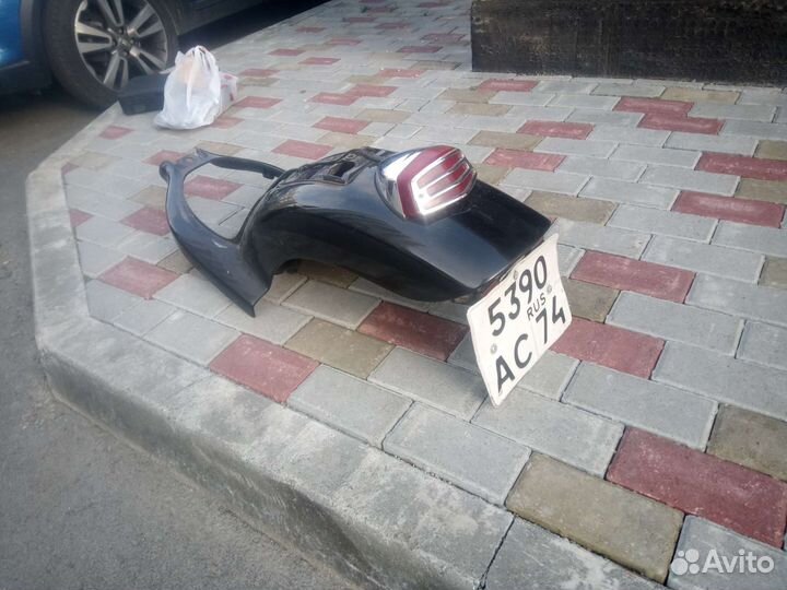 Крыло,фонарь,подрамник заднее мотоциклаhonda steed