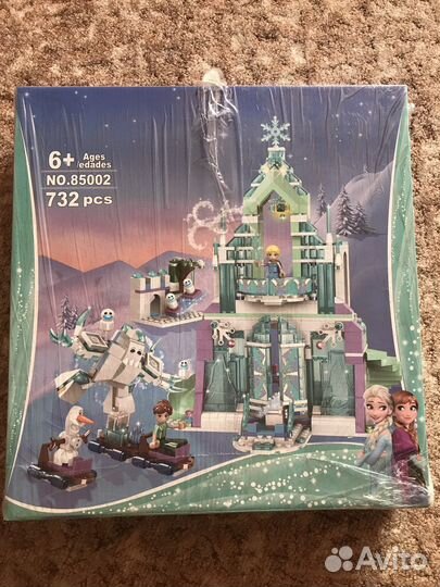 Новый конструктор не lego замок Холодное сердце