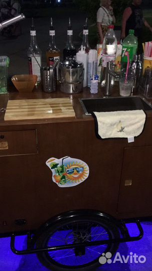 Велокофейня, велосипед для уличной торговли