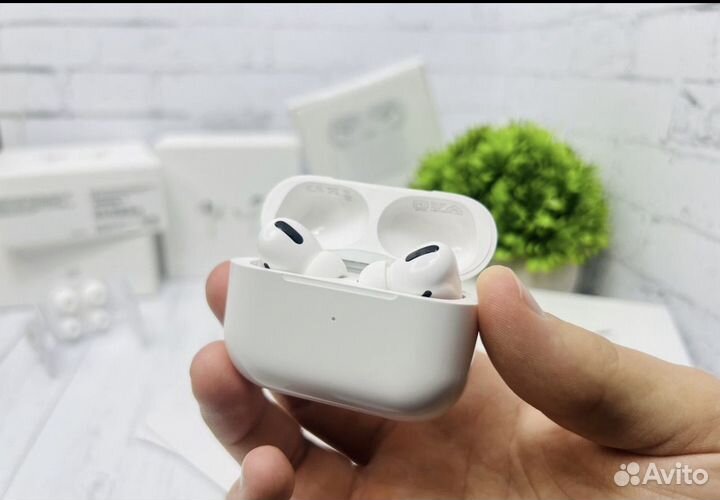 Airpods pro Premium с шумоподавлением и гарантией