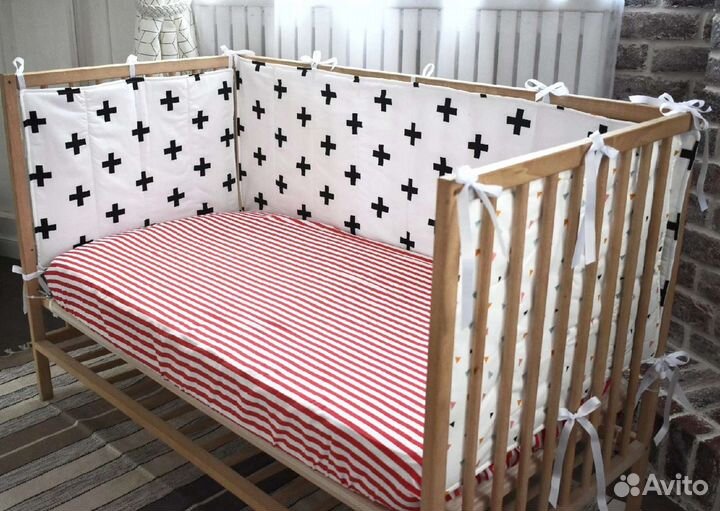 Бортики в кроватку бу