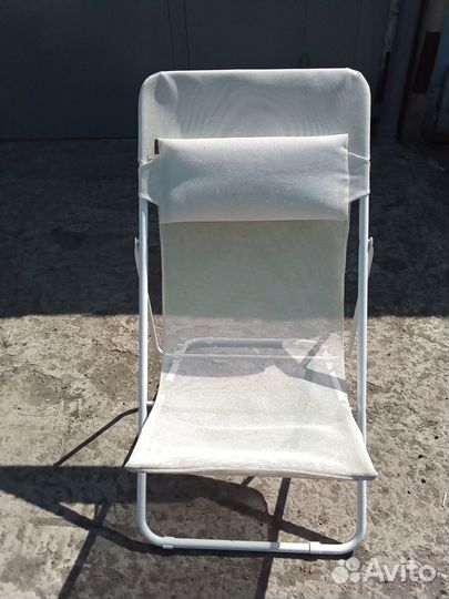 Кресло шезлонг складное