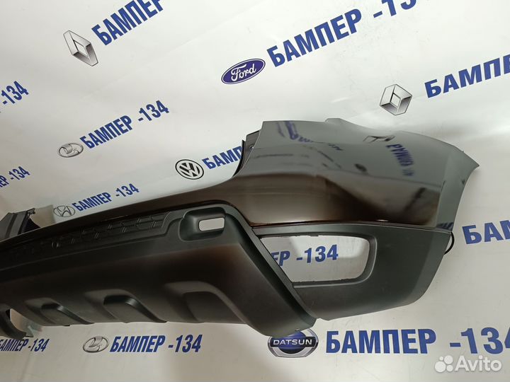 Бампер задний renault duster рестайлинг коричневый