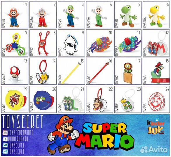 Игрушки из киндера Super Mario и Ugly Dolls