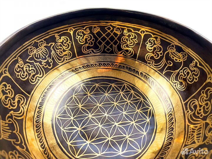 Поющая чаша кованая 21.5см, нота Фа 173гц Pr15