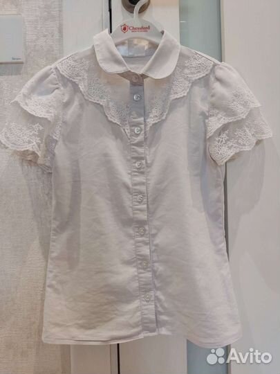 Рубашка школьна 134