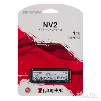 Твердотельный накопитель SSD 1 Tb, PCI-E 4.0 x4, M