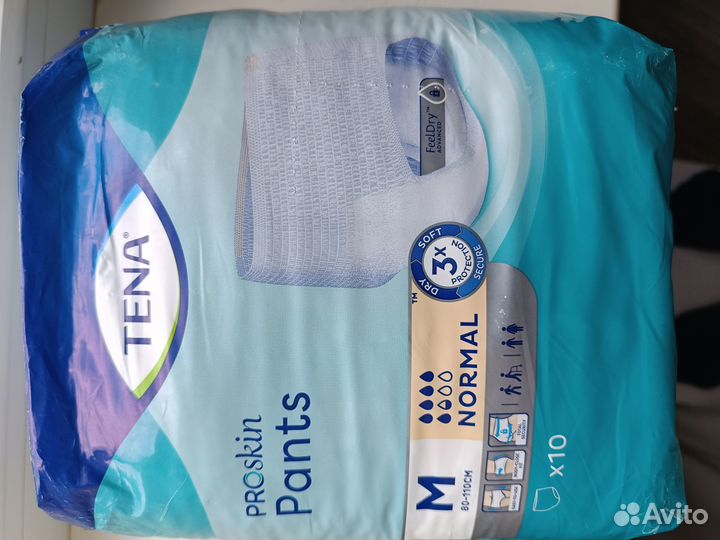 Памперсы трусики Тена M,2 упаковки по 10шт