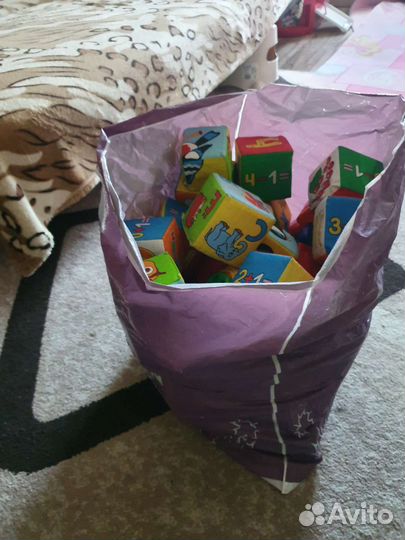 Кубики+конструктор