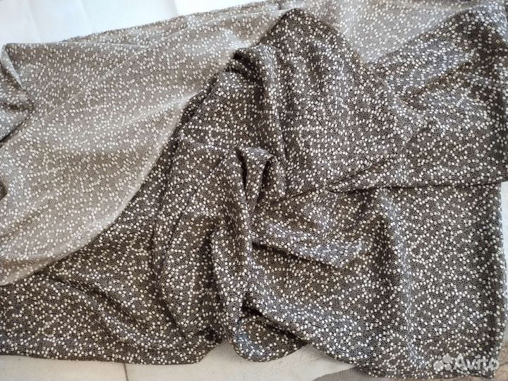 Ткань, шелк,хлопок, штапель