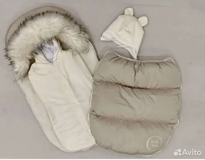 Зимний конверт на выписку