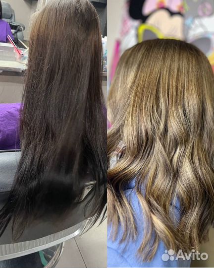 Окрашивание волос