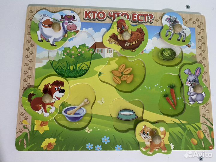 2 шт Деревянный сортер монтессори