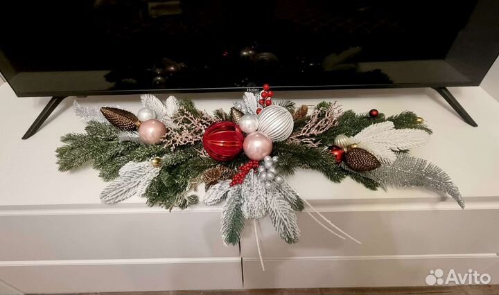 Новогодний декор дорожка