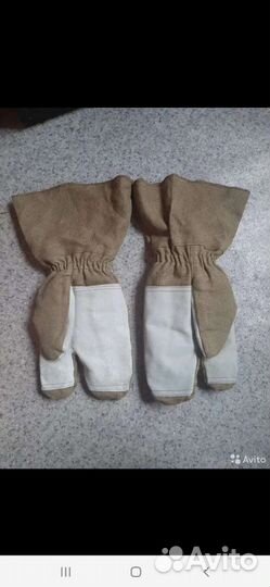 Краги трехпалые теплые