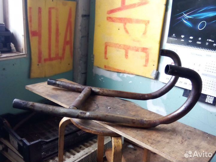 Приёмные трубы глушителей мотоцикла М72 / К750