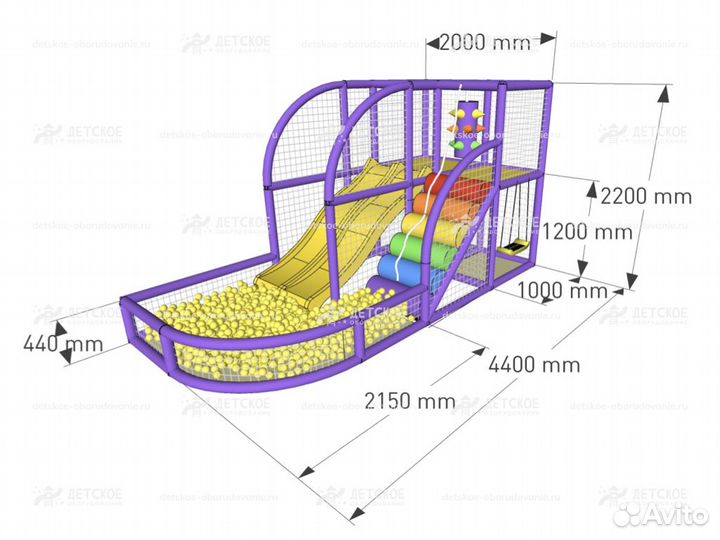 Лабиринт лб-1, детская игровая зона