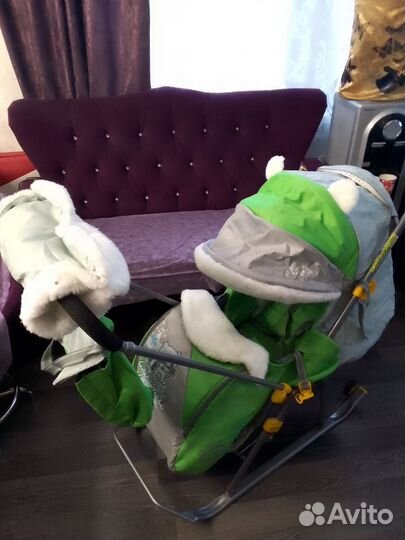 Коляска санки