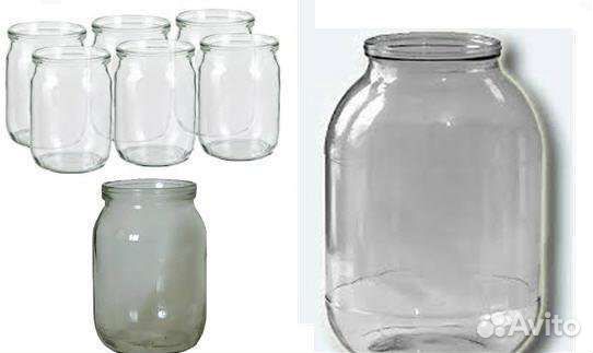 Банки 0.7 и 3 л обычные пакетом