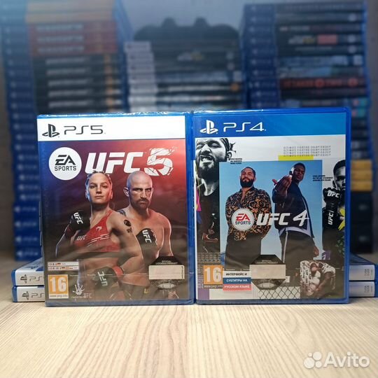 Новая UFC 5 ps5 и Ufc 4 ps4 запечатанная