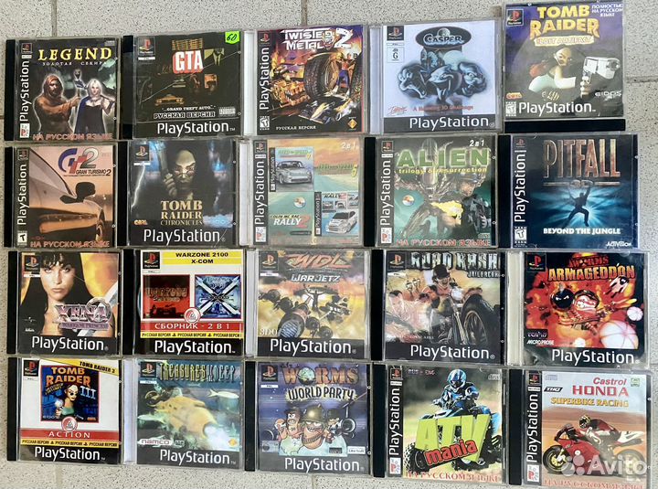 Игровые диски для ps1