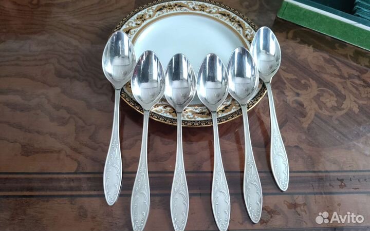 Мельхиоровые десертные ложки
