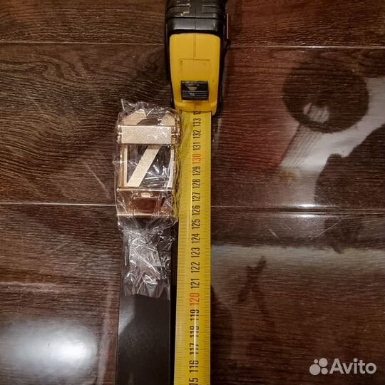 Ремень мужской натуральная кожа Z, 125см