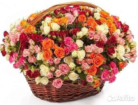 Цветы розы букет