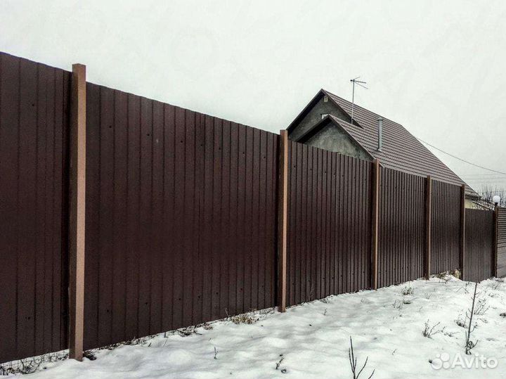 Забор под ключ