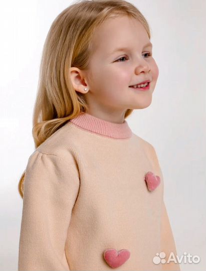 Вязаный костюм с юбкой