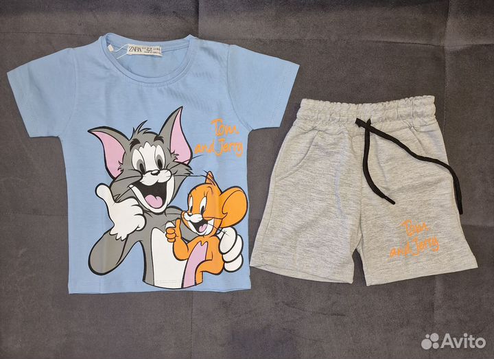 Костюм шорты и футболка