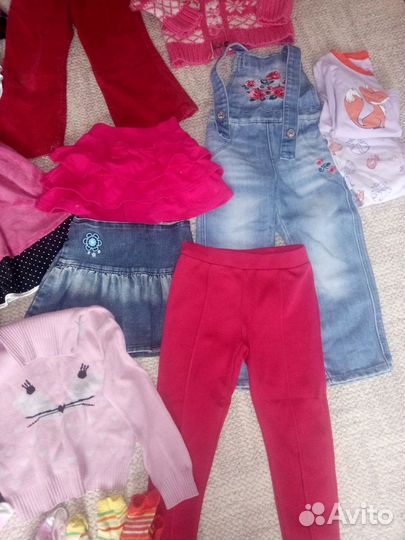 Пакет одежды для девочки 2-3 года