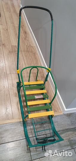 Детские санки на колесах