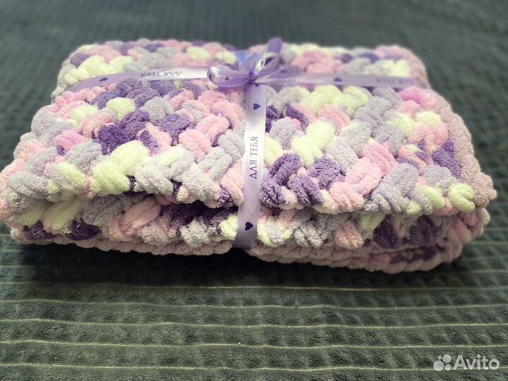 Пледы подушки из Alize puffy