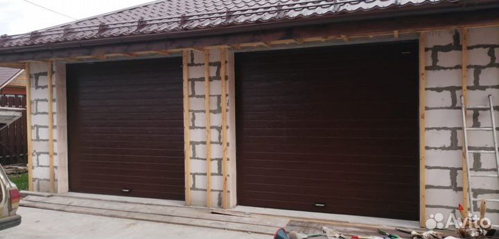 Гаражные секционные ворота