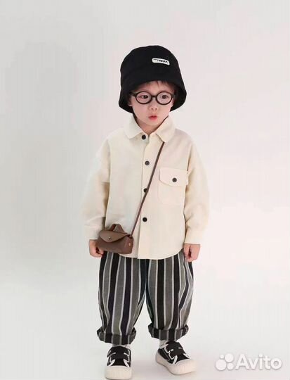 Рубашка для мальчика 130 хлопок