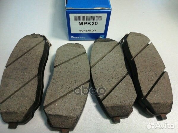 Колодки тормозные передние MPK20 Mando