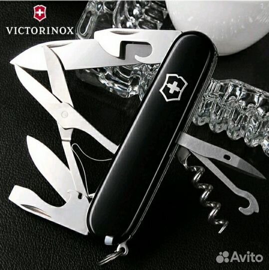 Перочинный нож мультитул Victorinox Climber черный