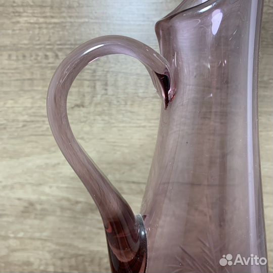 Фиолетовое Стекло Кувшин Графин Ваза Для Цветов