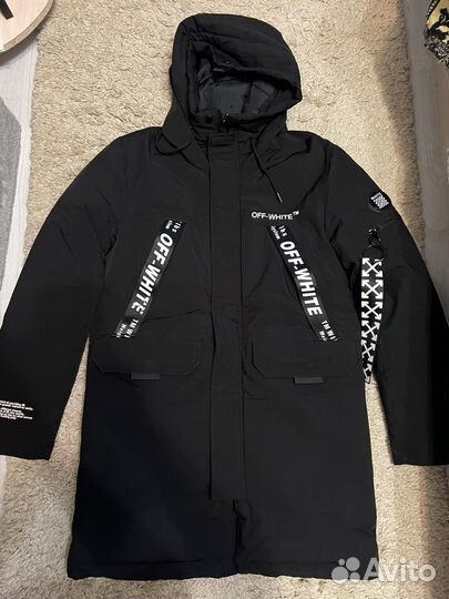 Парка off white
