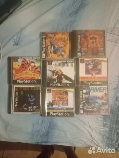 Диски на ps2-ps1