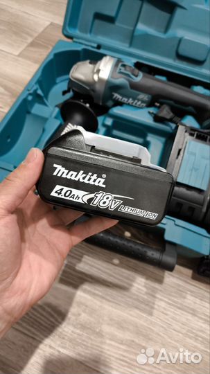 Аккумуляторная ушм болгарка Makita dga 504