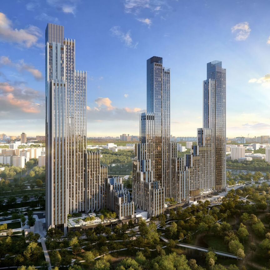 2-к. квартира, 65,4 м², 13/56 эт.