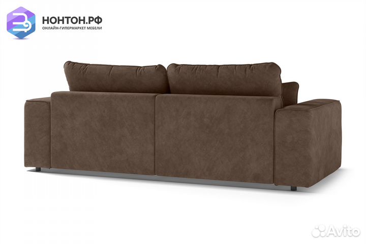 Диван еврокнижка Конте коричневый