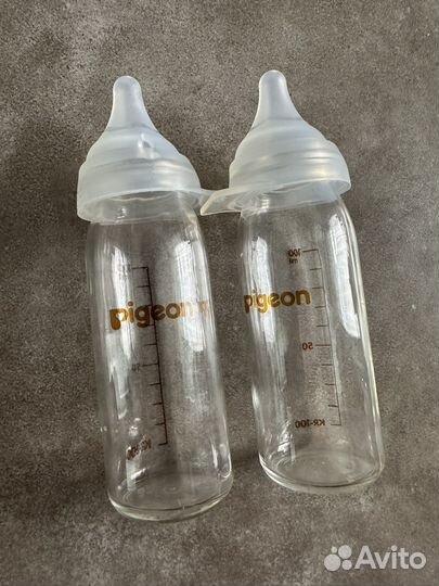 Бутылочка для кормления с соской Pigeon SSS, 2 шт